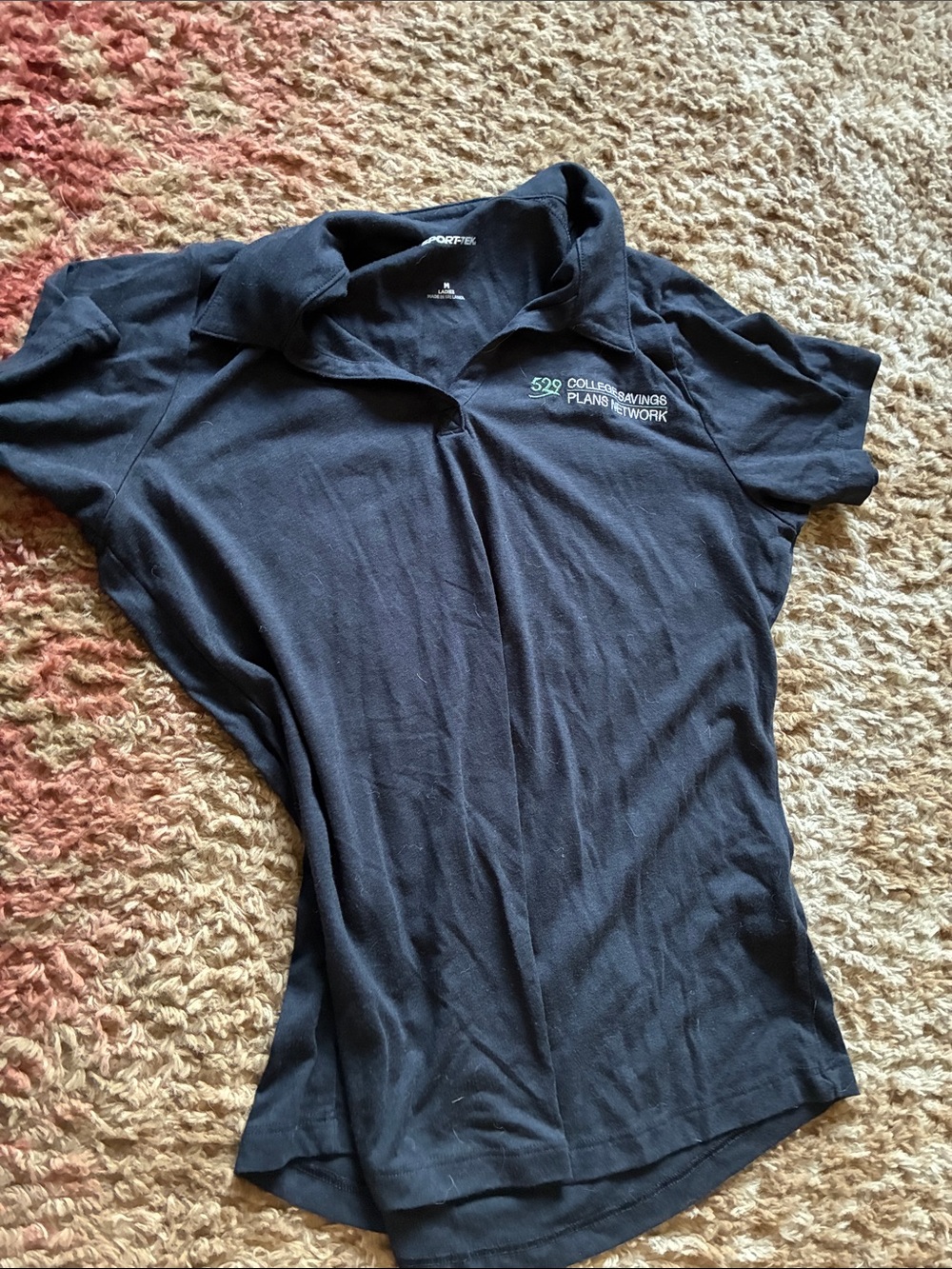 Corporate Polo Shirt - 520 College Savings Plans Network - Black